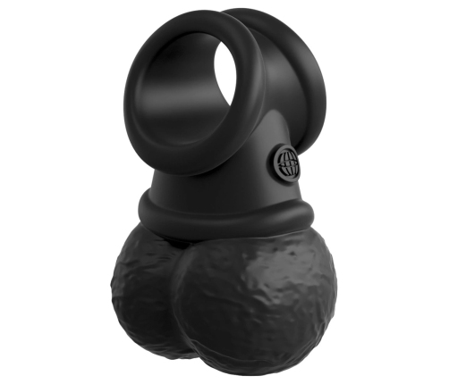 King Cock Elite TCJ Weighted Swinging Ball Ring Dual Density Silicone