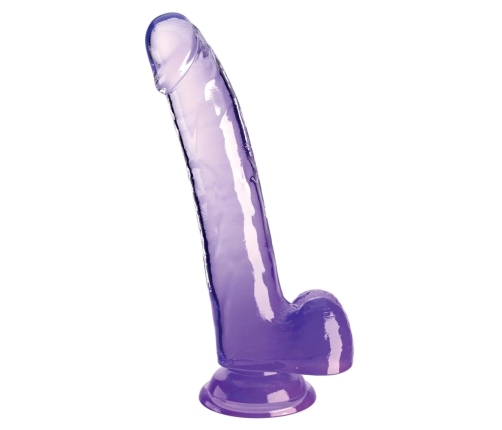 KingCockClear 9 w balls Purple