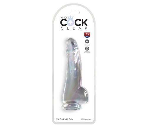 KingCockClear 7.5 w balls clea