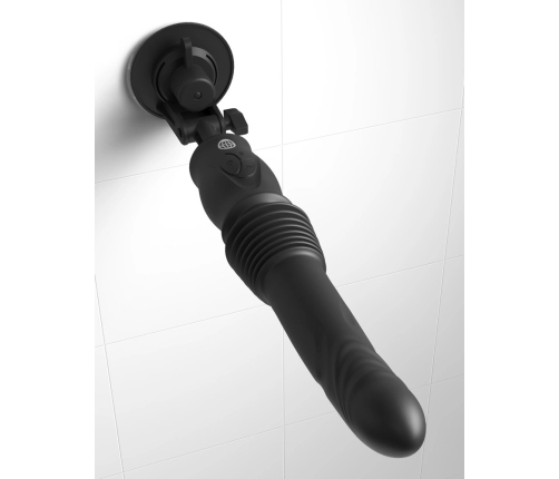 Fetish Fantasy Series Ultimate Silicone Thruster, 36.8 cm, Suction Cup, Black