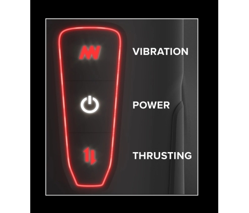 PDX Elite Milk Me Hotter Intimate Device Black Warming & Vibration 26.7cm