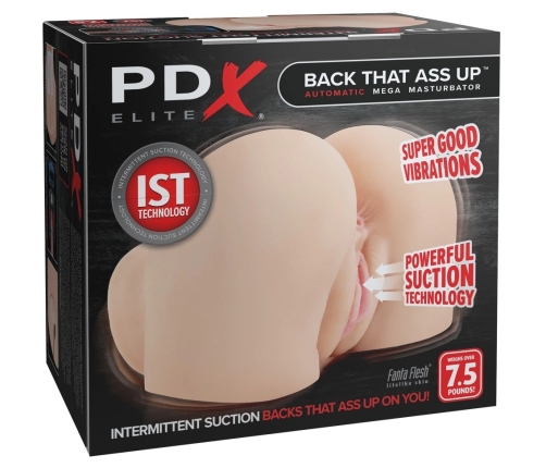 PDX Elite Back That Ass Up Light Intimate Machine with Suction & Vibration