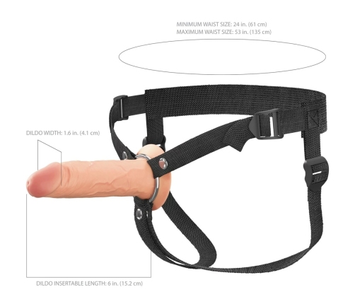 FANTASY X-TENSIONS Elite FXTE6 Hollow Silicone Harness 16.5 cm Light