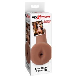 PDX Extreme Freshman Brown Intimate Machine with Anatomical Texture 13.5cm