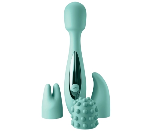 JimmyJane Canna Multifunctional Massage Wand with 3 Attachments, Black