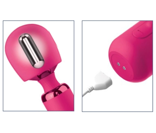 JimmyJane Exona Body Wand Massager, Flexible Silicone Head, USB Rechargeable