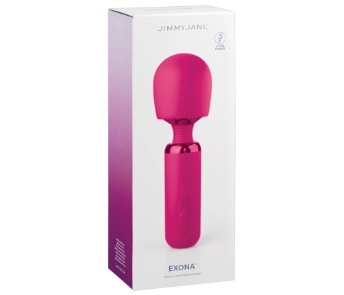 JimmyJane Exona Body Wand Massager, Flexible Silicone Head, USB Rechargeable