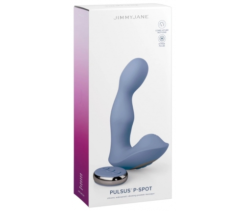 Jimmyjane Pulsus P-Spot Dual Action Silicone Intimate Massager Black