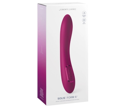 JimmyJane Solis Form 6 Dual Motor Silicone Vibrator with Warming System