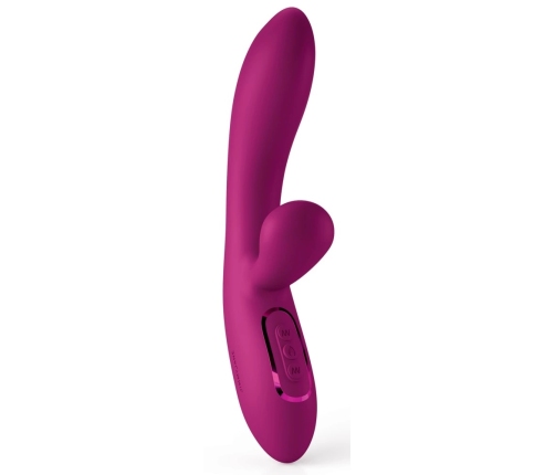 JimmyJane Solis Rabbit Dual Motor Silicone Intimate Machine, Purple, 22cm