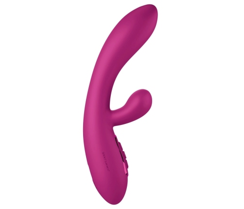 JimmyJane Solis Rabbit Dual Motor Silicone Intimate Machine, Purple, 22cm