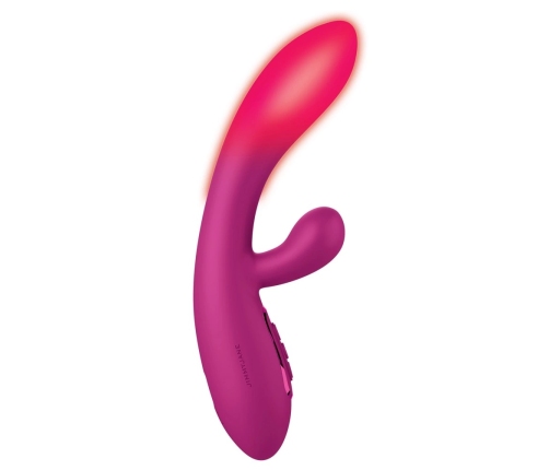 JimmyJane Solis Rabbit Dual Motor Silicone Intimate Machine, Purple, 22cm