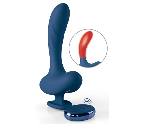 JimmyJane Solis Kyrios Intimate Warming Silicone System Black 14.4 cm
