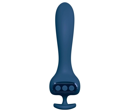 JimmyJane Solis Kyrios Intimate Warming Silicone System Black 14.4 cm