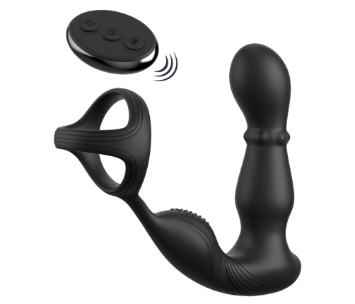 Anal Fantasy Elite Slide & Glide Intimate Silicone System Black 19cm