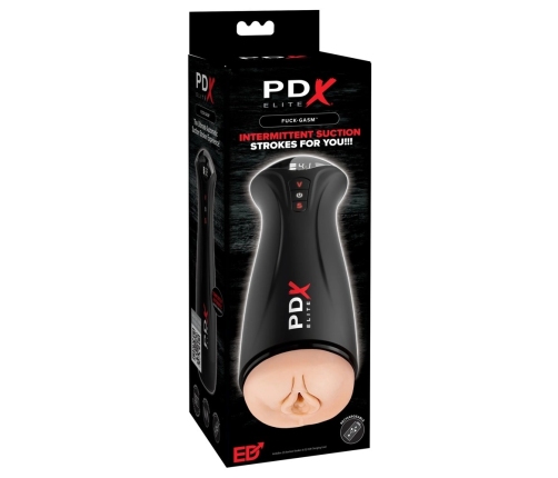 PDX Elite Fuck-Gasm Light Automated Intimate Device, 24.5cm, Black