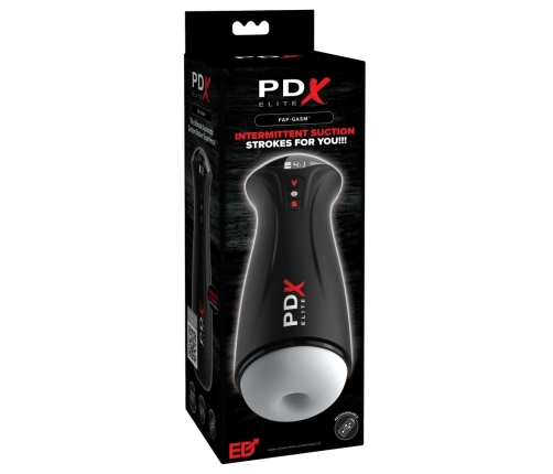 PDX Elite Fap-Gasm Frosted Automatic Intimate System, 24.5 cm