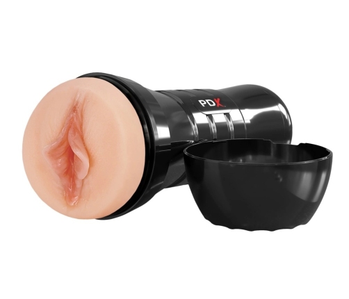 PDX Extreme WetP Luscious Lips XXL Intimate Machine, Fanta-Flesh, 26cm