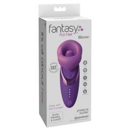 Fantasy For Her Pleasure Sucker Intimate Device Purple 17.8cm
