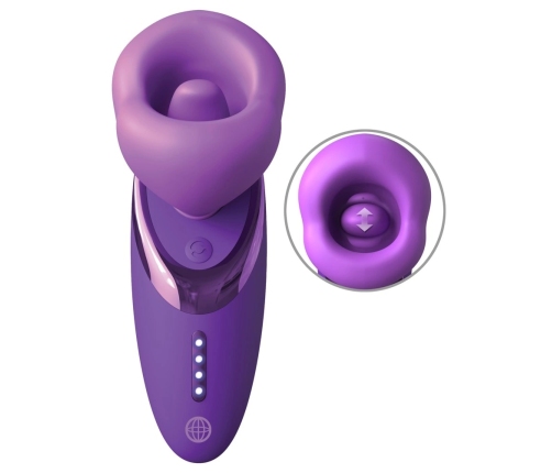 Fantasy For Her Pleasure Sucker Intimate Device Purple 17.8cm