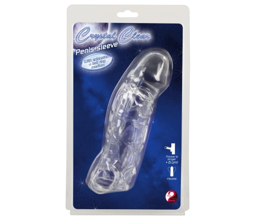 Crystal Clear Penis Sleeve wit
