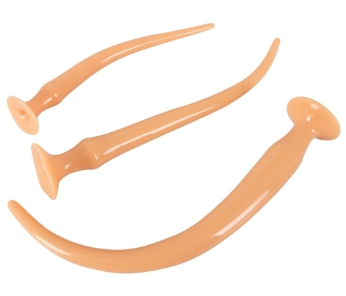 Super Long Butt Plug Set flesh
