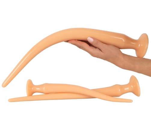 Super Long Butt Plug Set flesh