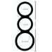 Metallic Silicone Triple Ring