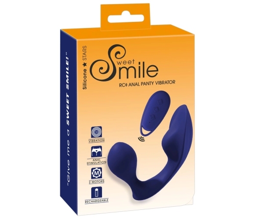 Sweet Smile RC Dual Remote-Controlled Panty System Silicone Black