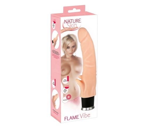 Nature Skin Flame Vibe Flexible System 8-Mode TPR 22cm