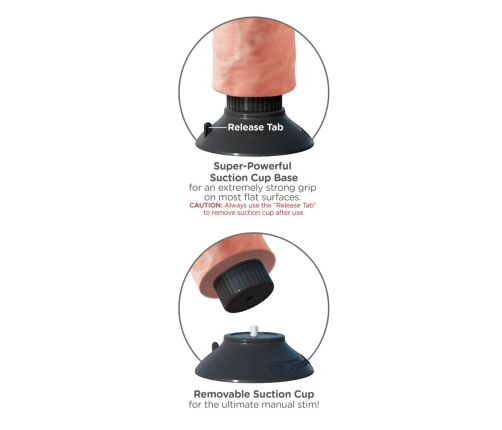 King Cock 9 inch Vibrating