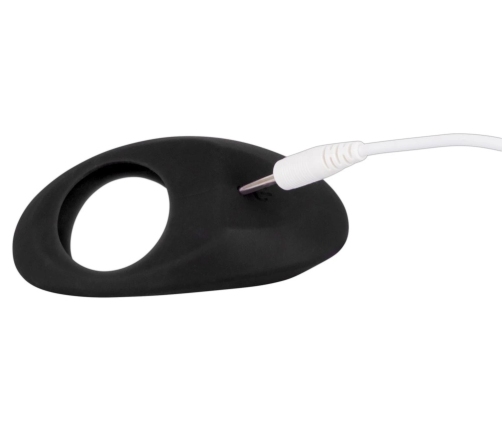 Lust Black Vibrating Intimate Ring Silicone USB Rechargeable 9 cm