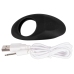 Lust Black Vibrating Intimate Ring Silicone USB Rechargeable 9 cm