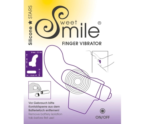 Sweet Smile Finger Vibrator
