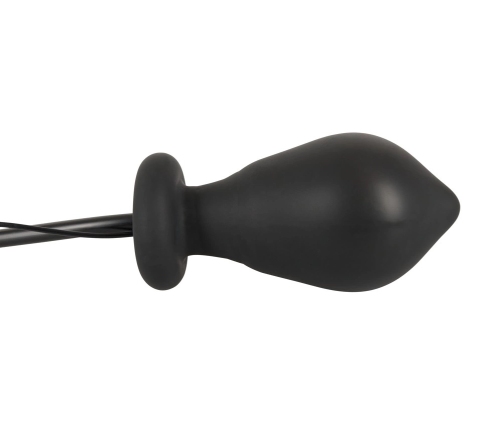 Inflatable vibrating butt plug