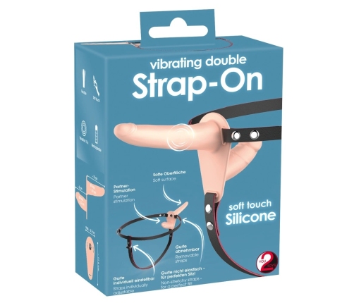 Vibrating Double Strap-On