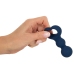 Magic Shiver Silicone Heart-Handle Plug 9.5cm - Dual-Bead Design
