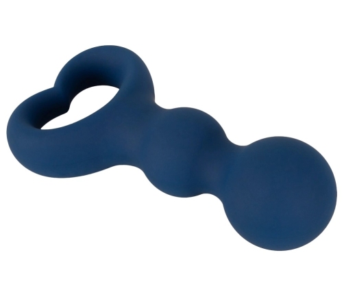 Magic Shiver Silicone Heart-Handle Plug 9.5cm - Dual-Bead Design