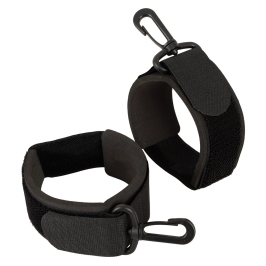 Magic Shiver ADV24 Adjustable Soft Black Restraint Cuffs 12.5cm