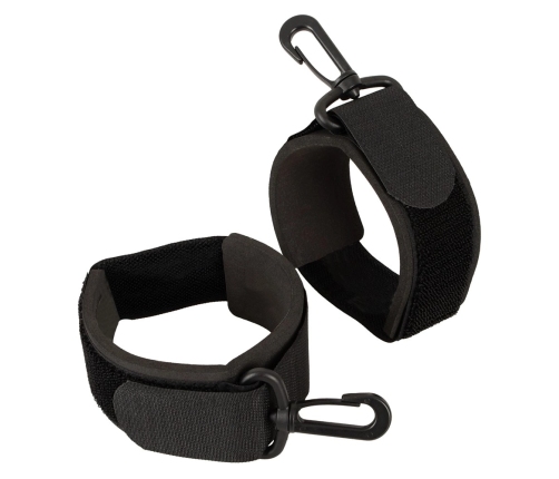 Magic Shiver ADV24 Adjustable Soft Black Restraint Cuffs 12.5cm