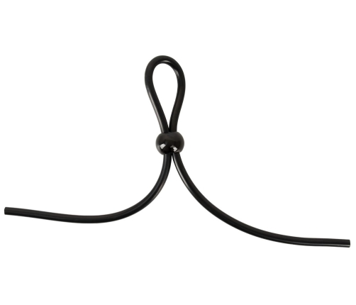 Magic Shiver ADV24 Adjustable Silicone Intimate Support Ring Black 20cm