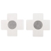 ADV24 Decorative Nipple Covers Dark Blue Polyester 8x8 cm