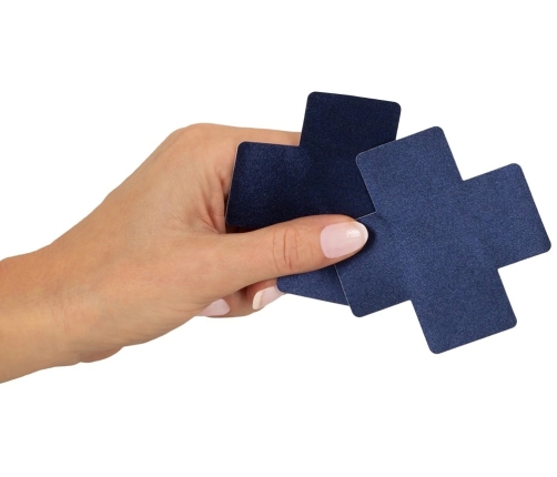 ADV24 Decorative Nipple Covers Dark Blue Polyester 8x8 cm
