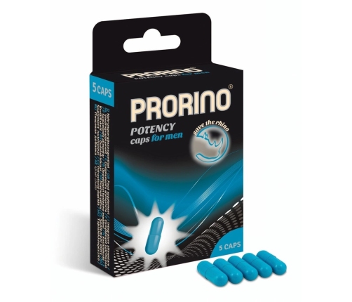 Prorino Potency kapsułki dla mężczyzn 5 sztuk - suplement diety