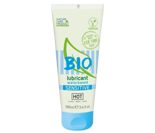 HOT BIO Wodny żel nawilżający z aloesem i karagenem 100 ml VEGE