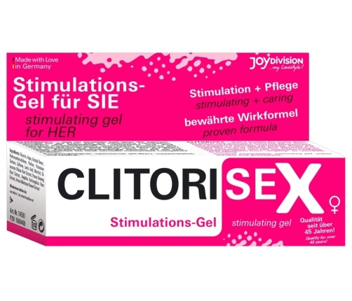 CLITORISEX Stimulat Gel 25 ml - Water-Based Intimate Formula for Women