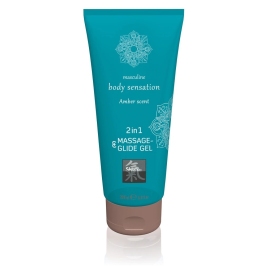 Shiatsu Żel do Masażu i Smarowania Amber 200 ml - Gładka Konsystencja