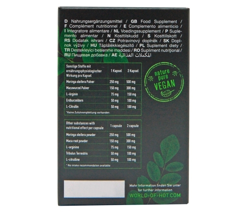 HOT BIO Moringa Man Caps 60pcs