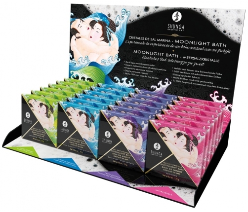 Shunga Bath Salt Display for24
