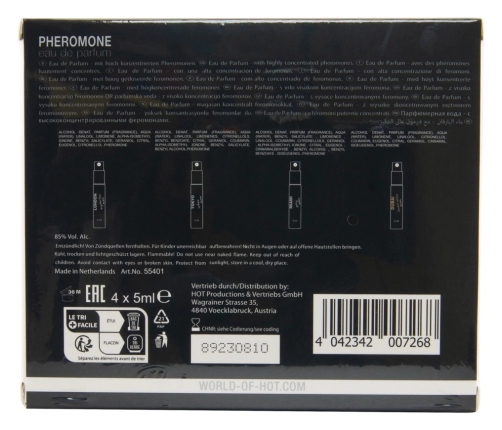 HOT Pher. Tester Box Men 4x5ml